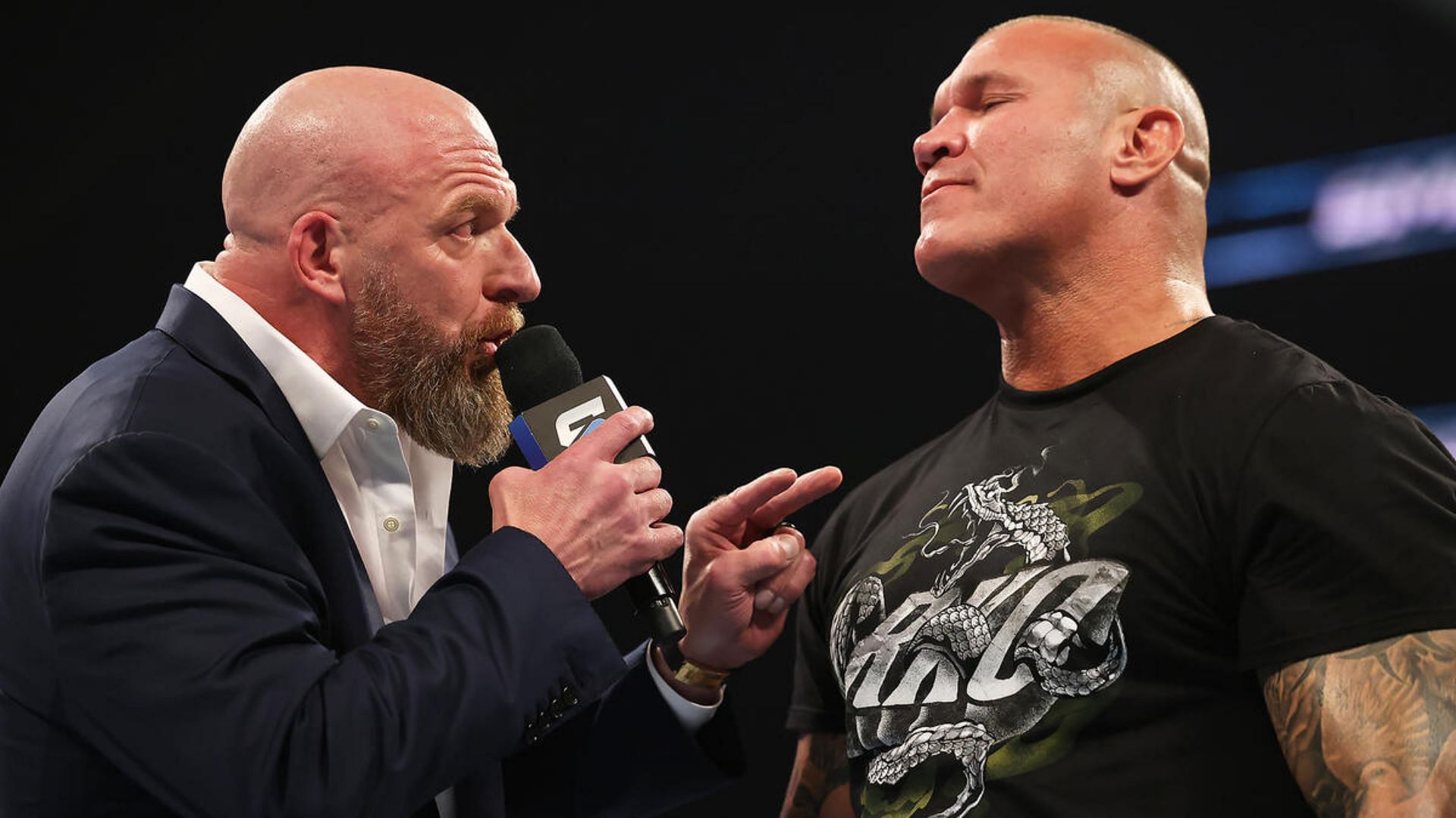 Triple H and Randy Orton on SmackDown [Image Credits: WWE.com]