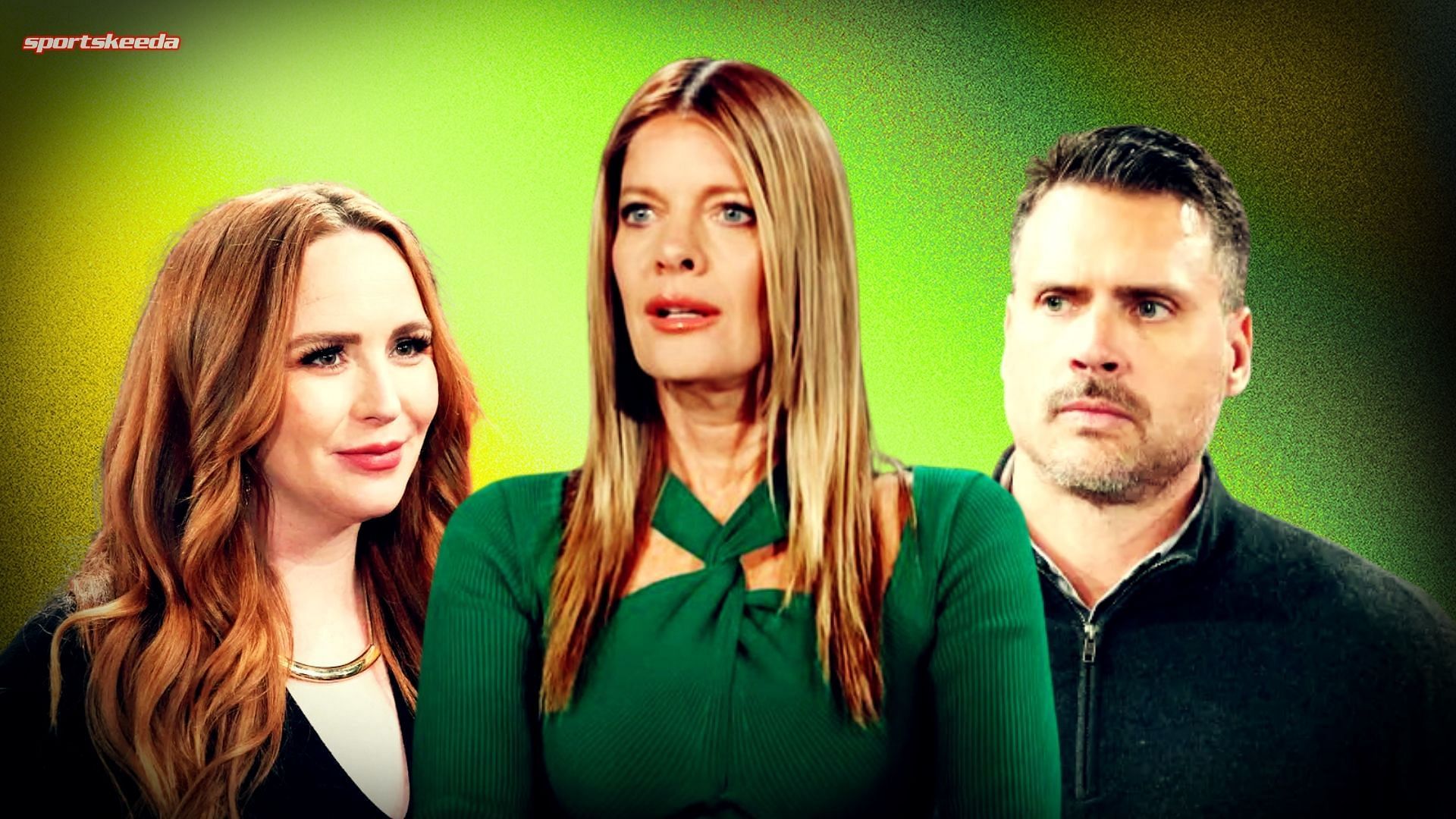 Mariah, Phyllis and Nick on The Young and the Restless (Custom edit by sportskeeda, Original Image [CBS])