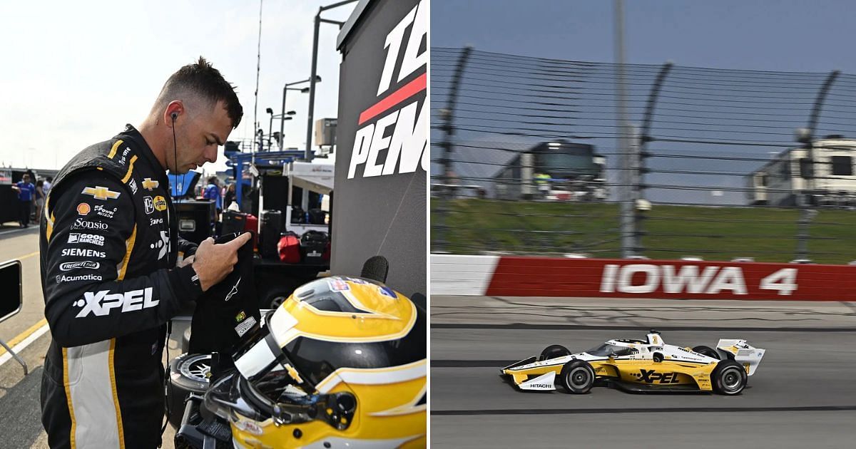IndyCar, Scott McLaughlin, Crash, Devlin De Francesco, Team Penske, IOWA
