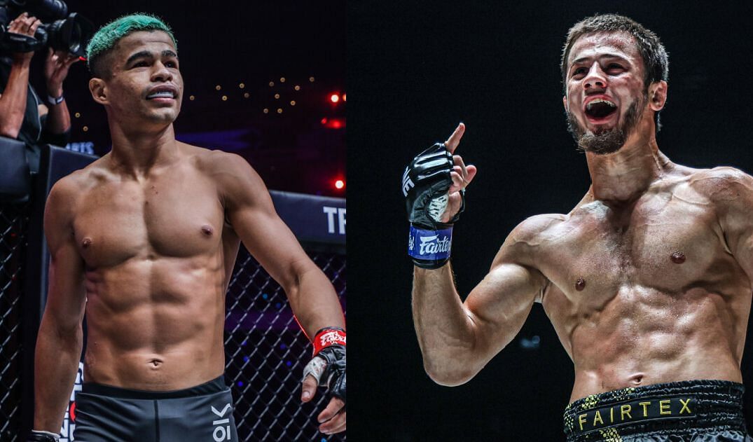 Fabricio Andrade and Abdulla Dayakaev. [Images courtesy from ONE Championship]