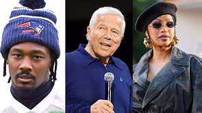 "Ask me after this season" - Robert Kraft reacts as Rob Gronkowski grills Patriots owner about Stefon Diggs and Cardi B relationship