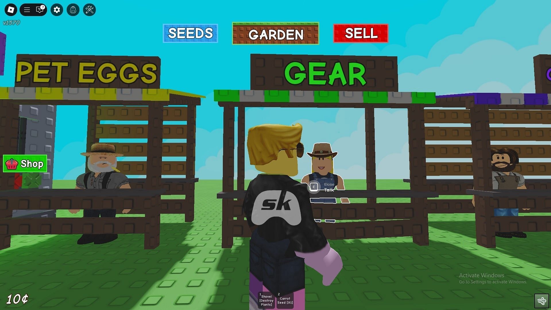 The Gear Shop (Image via Sportskeeda Gaming || Roblox)