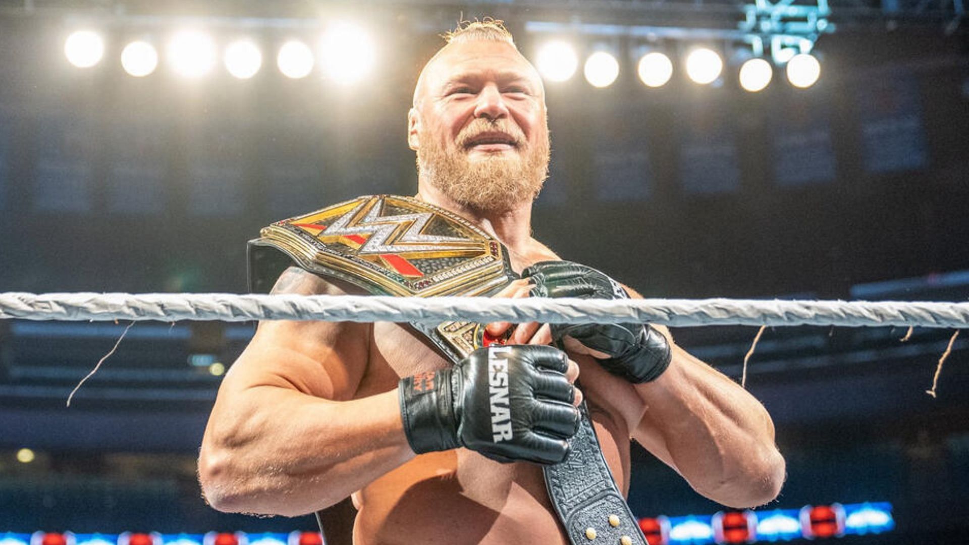 Brock Lesnar is a former WWE Champion [Image credits: wwe.com]