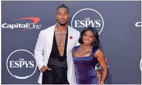 Jonathan Owens drops wholesome message reacting to romantic ESPYs red carpet moment with Simone Biles