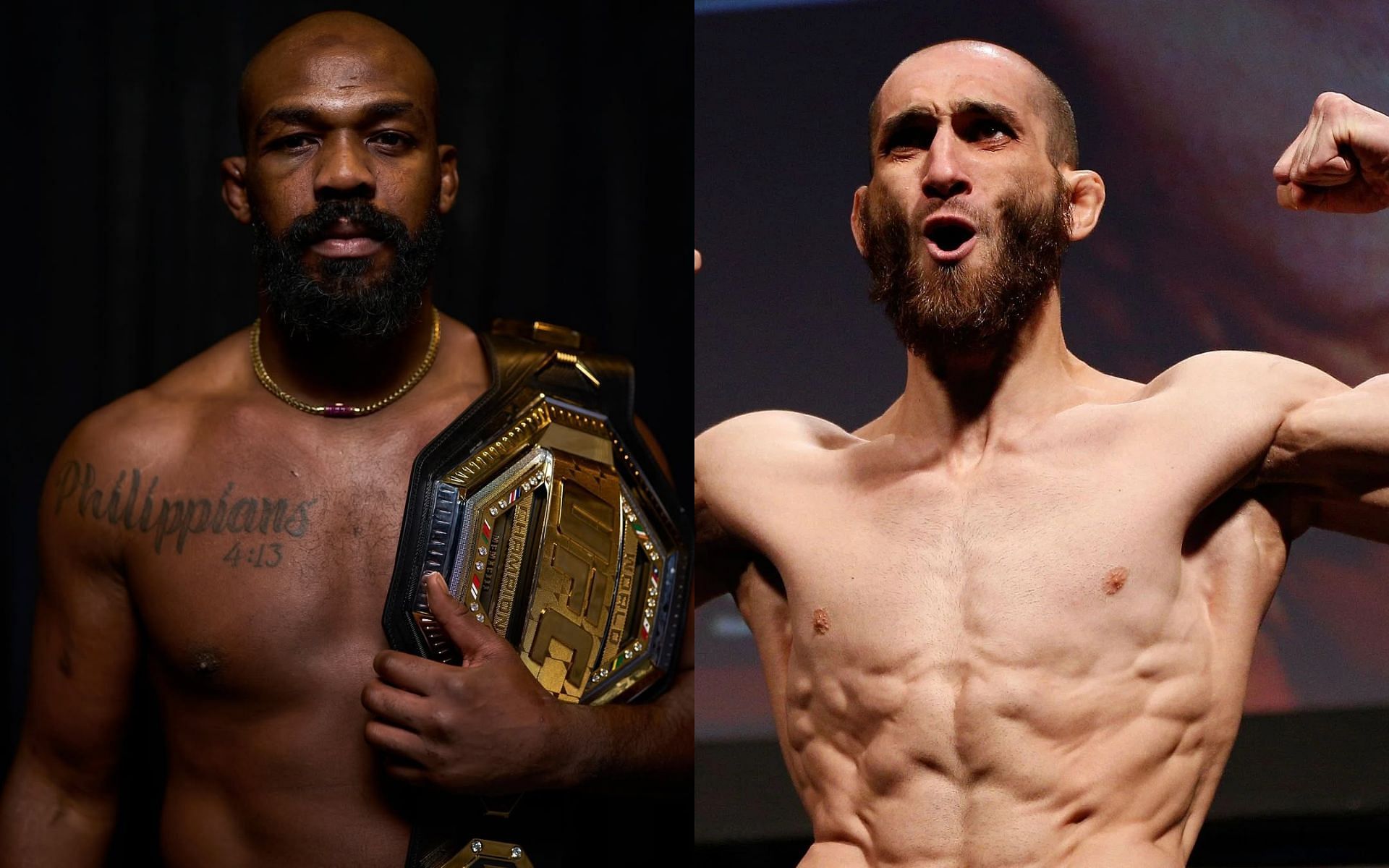 Everything to know Adlan Amagov (right), who once knocked out Jon Jones (left) in training. [Images courtesy: Getty]