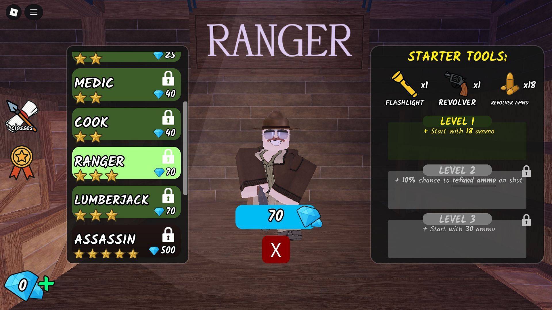 The Ranger Class (Image via Roblox)