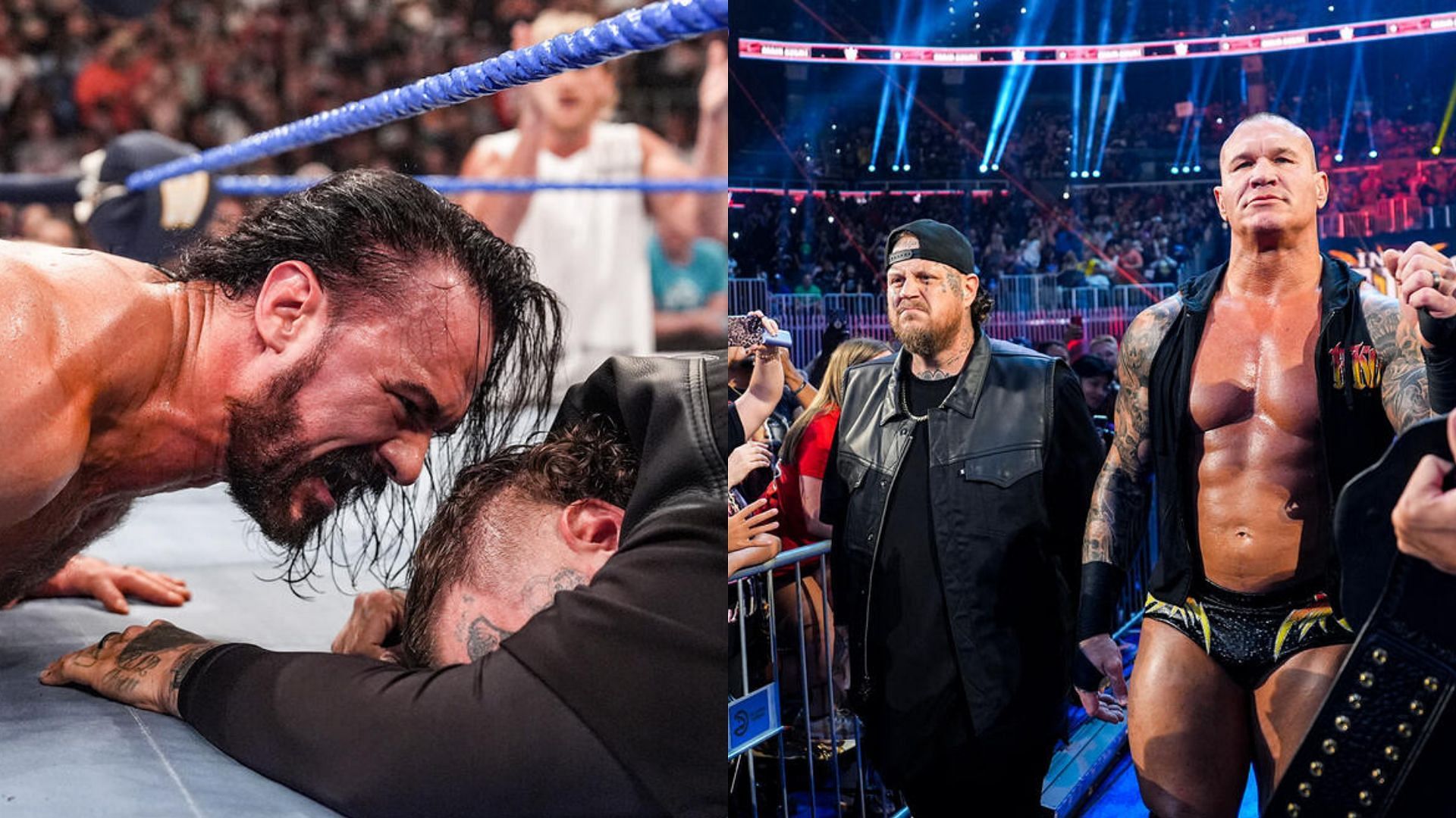 Drew McIntyre, Jelly Roll, and Randy Orton at SNME! [Images from WWE.com]