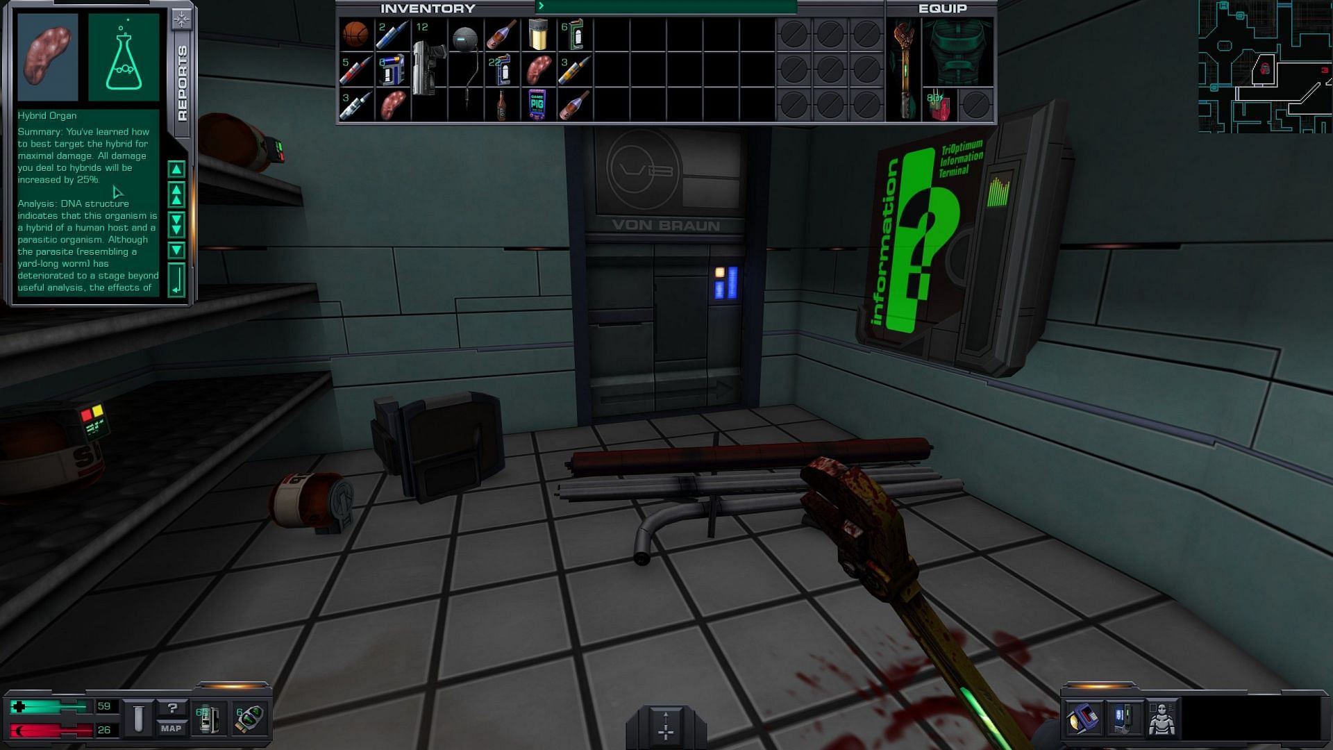 The user interface can be a pain to get used to at first (Image via Nightdive Studios)