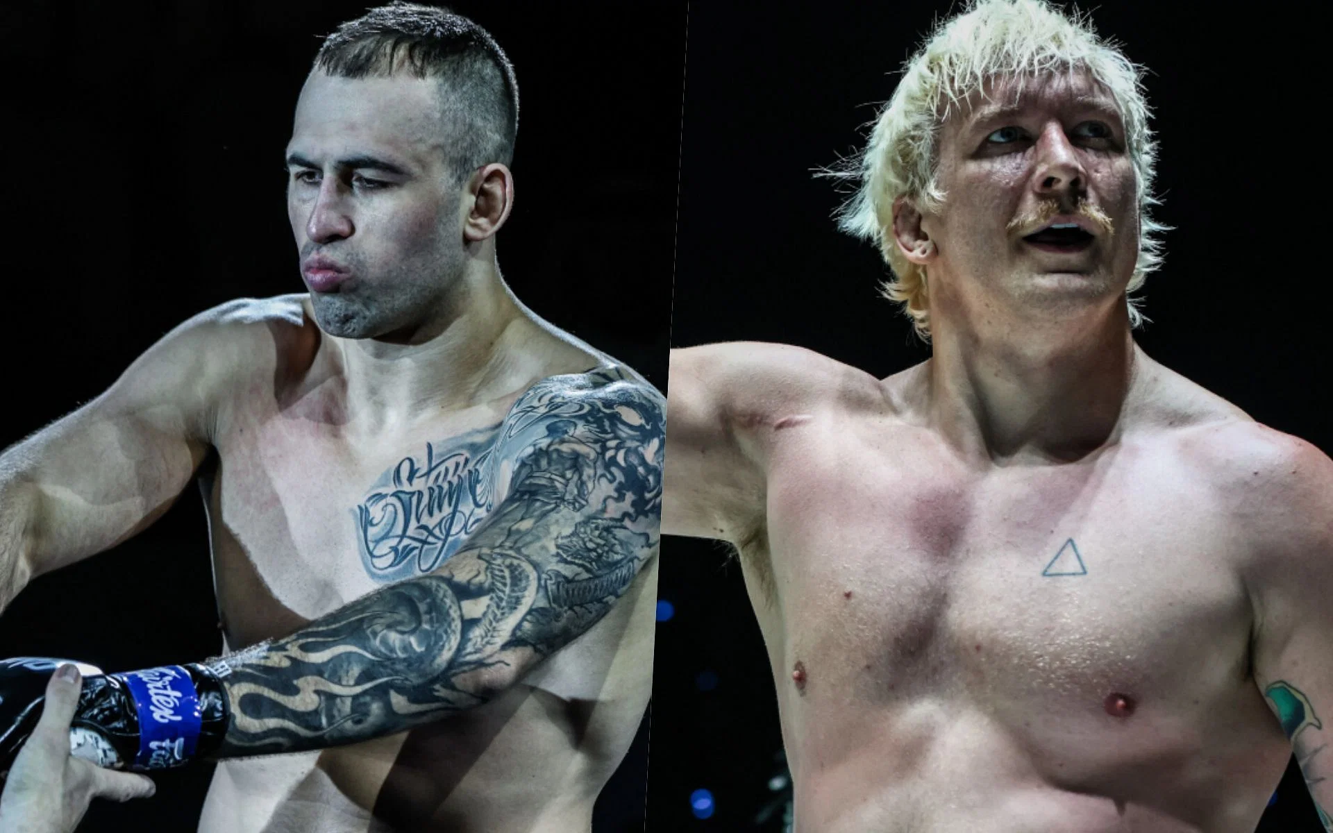 Kirill Grishenko (L) and Ben Tynan (R) | Photo by ONE Championship