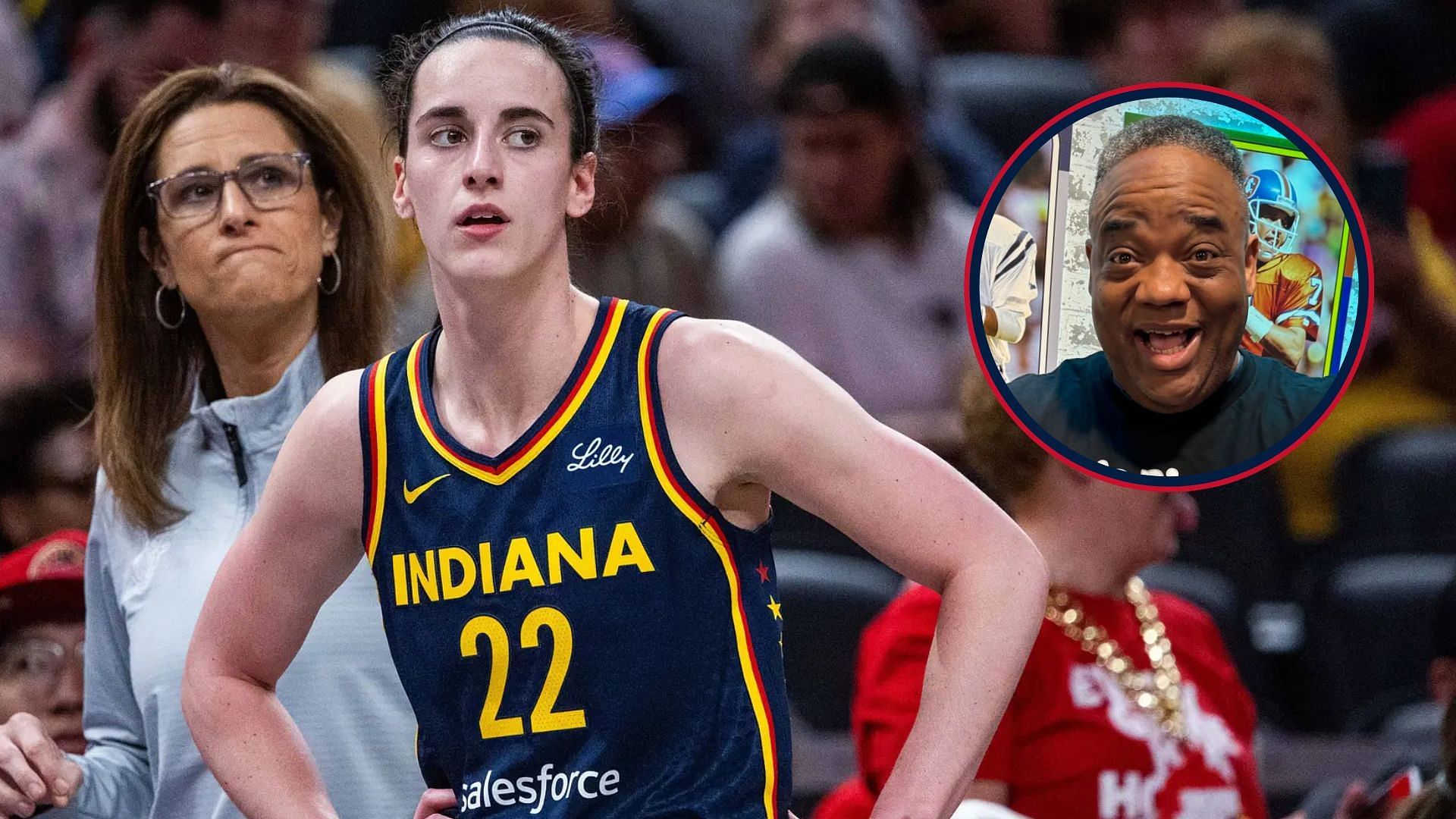 Jason Whitlock issues apology to Stephanie White as he pinpoints two key Caitlin Clark issues amid Angel Reese surge. (Photos: IMAGN and @jasonwhitlock on X)
