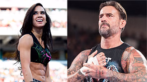 AJ Lee reacts to CM Punk's appearance outside WWE