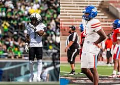 Oregon's Dakorien Moore sends 2-word message to SMU's 4-star TE on committing to Mustangs over Texas and Miami