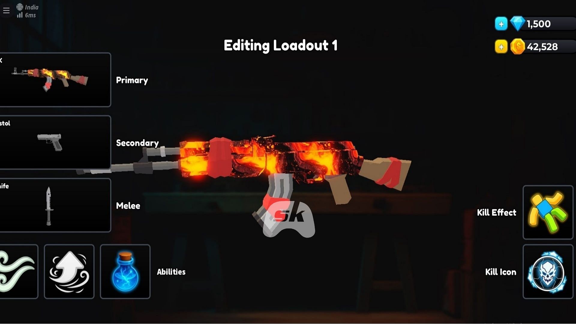 Loadout 1 (Image via Sportskeeda Gaming || Roblox)