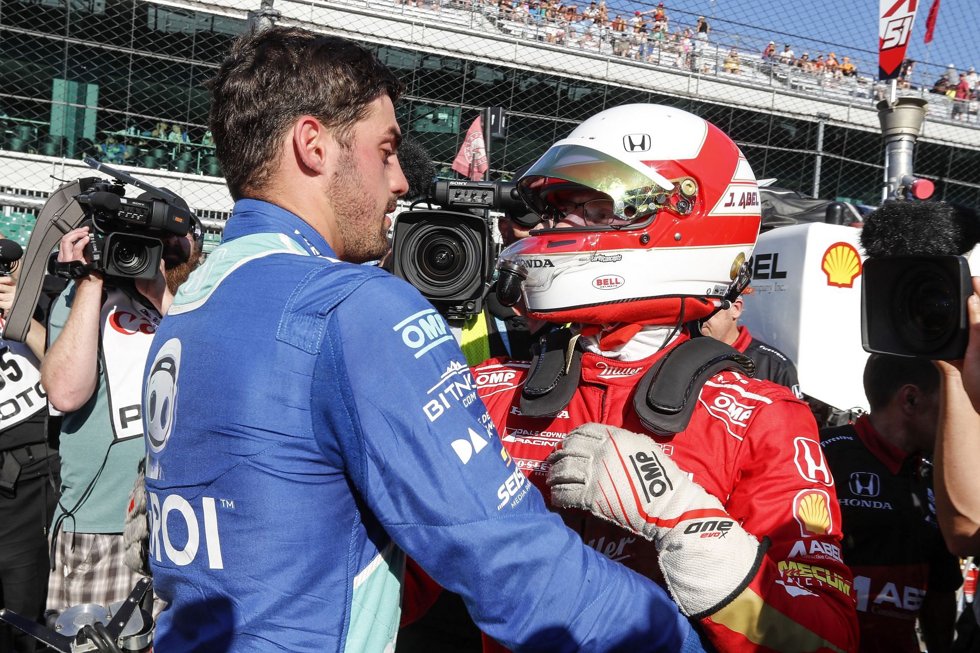 Rinus Veekay shares "pressure" of mentoring struggling rookie teammate Jacob Abel at Dale Coyne Racing