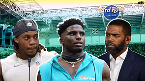 "Don't agree on that": Jaylen Wright gives blunt take after Randy Moss' shocking comment on Tyreek Hill