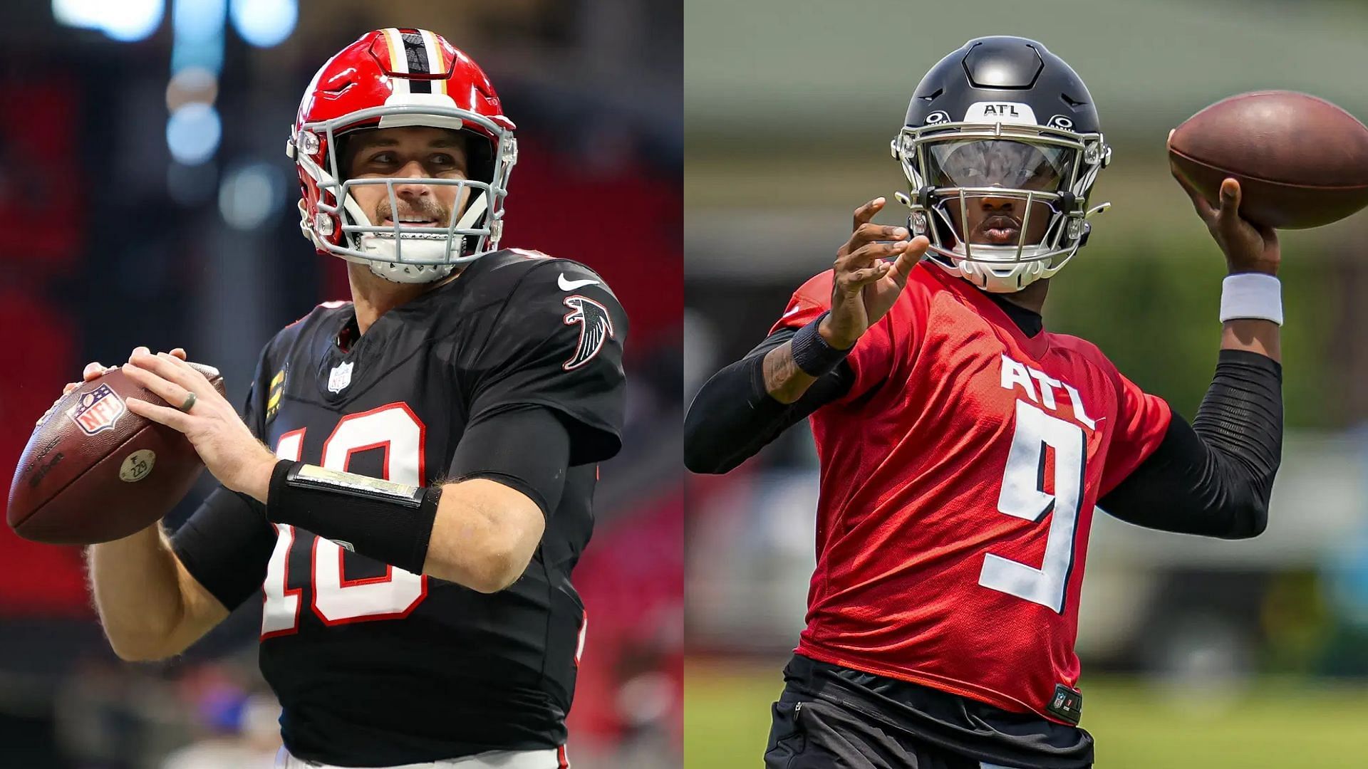 Kirk Cousins (left) and Michael Penix Jr. (right) [Image credits: Imagn]