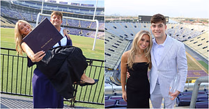 LSU QB Garrett Nussmeier’s fiancée, Ella Springfield, makes engagement public with heartfelt message