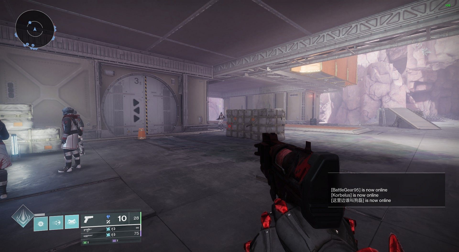 Taking a left from the Caldera entrance (Image via Bungie)
