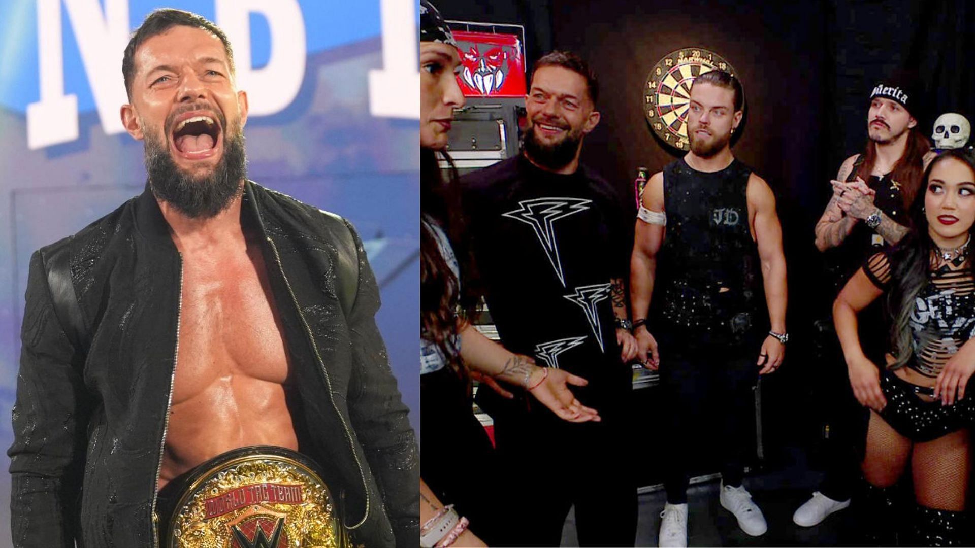 Finn B&aacute;lor and The Judgment Day (Image Credits: Finn Balor on X and WWE.com)