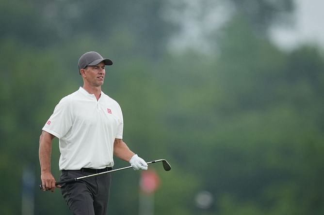Adam Scott rocks all-white attire as he reaches Portrush for the Open Championship in $53.27 billion worth brand’s car