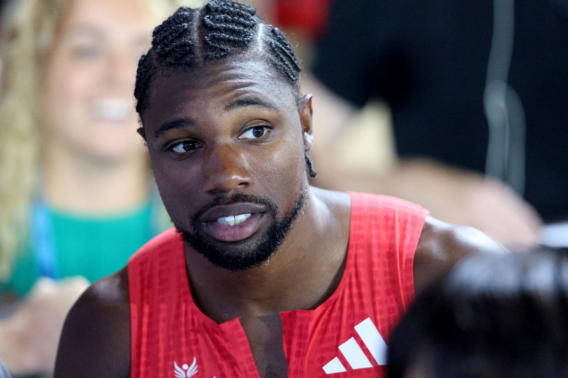 Noah Lyles at the 2025 Diamond League - Herculis EBS - Source: Getty
