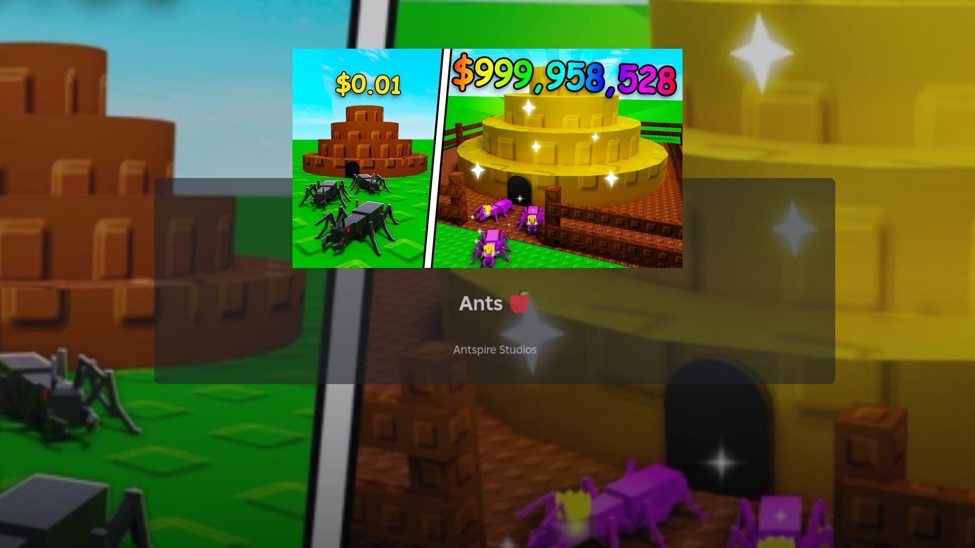 Ants is a base building game in Roblox (Image via Roblox)