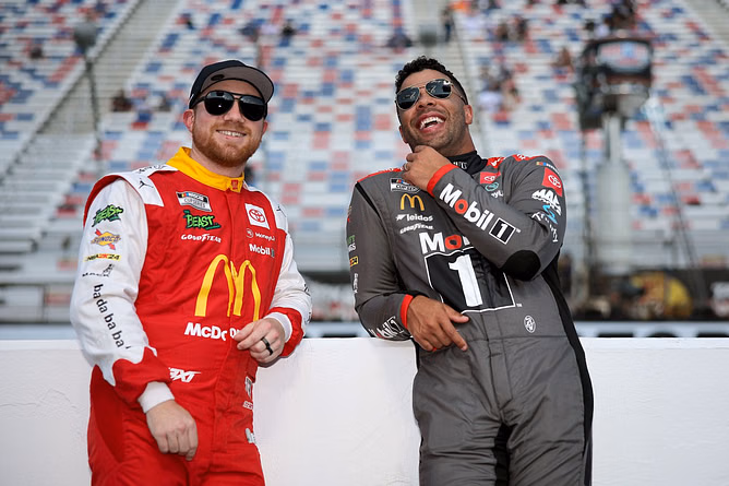 23XI Racing trolls Bubba Wallace and Tyler Reddick with viral Coldplay concert meme