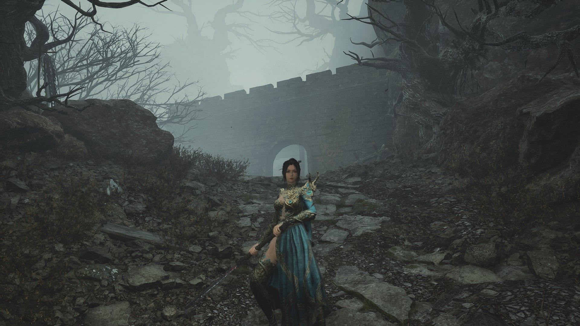 Entrance to Palace Pass in Wuchang: Fallen Feathers Worship&#039;s Rise (Image via Sportskeeda Gaming || 505 Games)