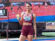 Sydney McLaughlin-Levrone at the Grand Slam Track - Philadelphia - Source: Getty