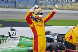 Alex Palou lucks out to win IndyCar Iowa Race 2 as Josef Newgarden has double dose of bad luck