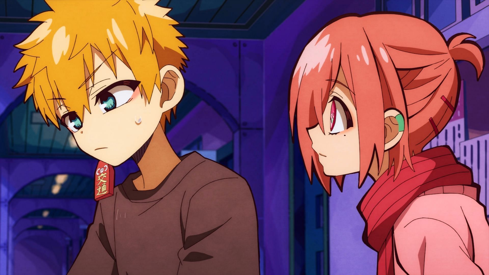 Kou and Mitsuba in episode 15 (Image via Lerche)