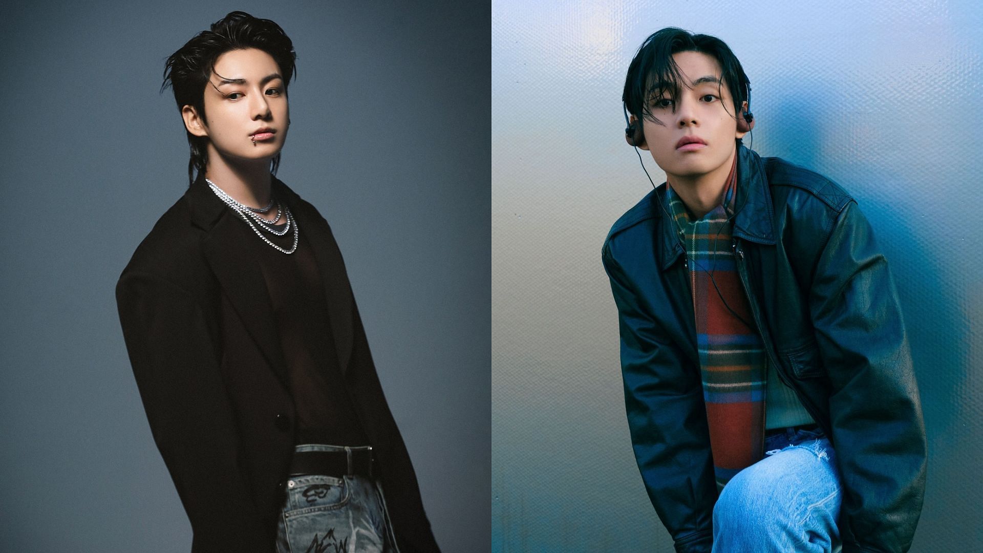 Fans in a frenzy over BTS&rsquo; Jungkook and Taehyung&rsquo;s latest airport fashion (Images Via Weverse) 
