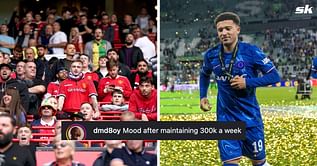 Jadon Sancho responds to fan calling him out for high wages at Manchester United, forward’s comment labelled ‘shameless’