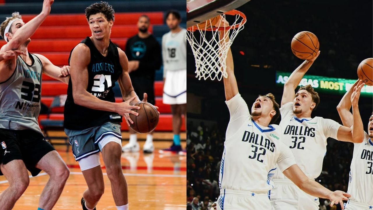 Charlotte Hornets vs Dallas Mavericks Prediction and Preview for 2025 NBA Summer League | July 14. [photo: @hornets/IG, @nba/IG]
