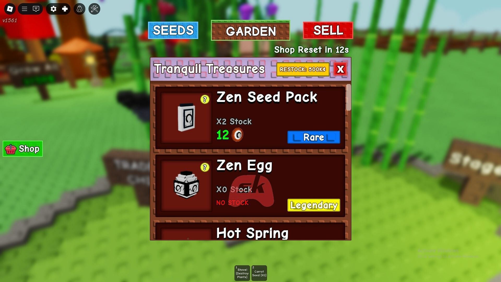The Tranquil Treasures Zen Stall (Image via Sportskeeda Gaming || Roblox)