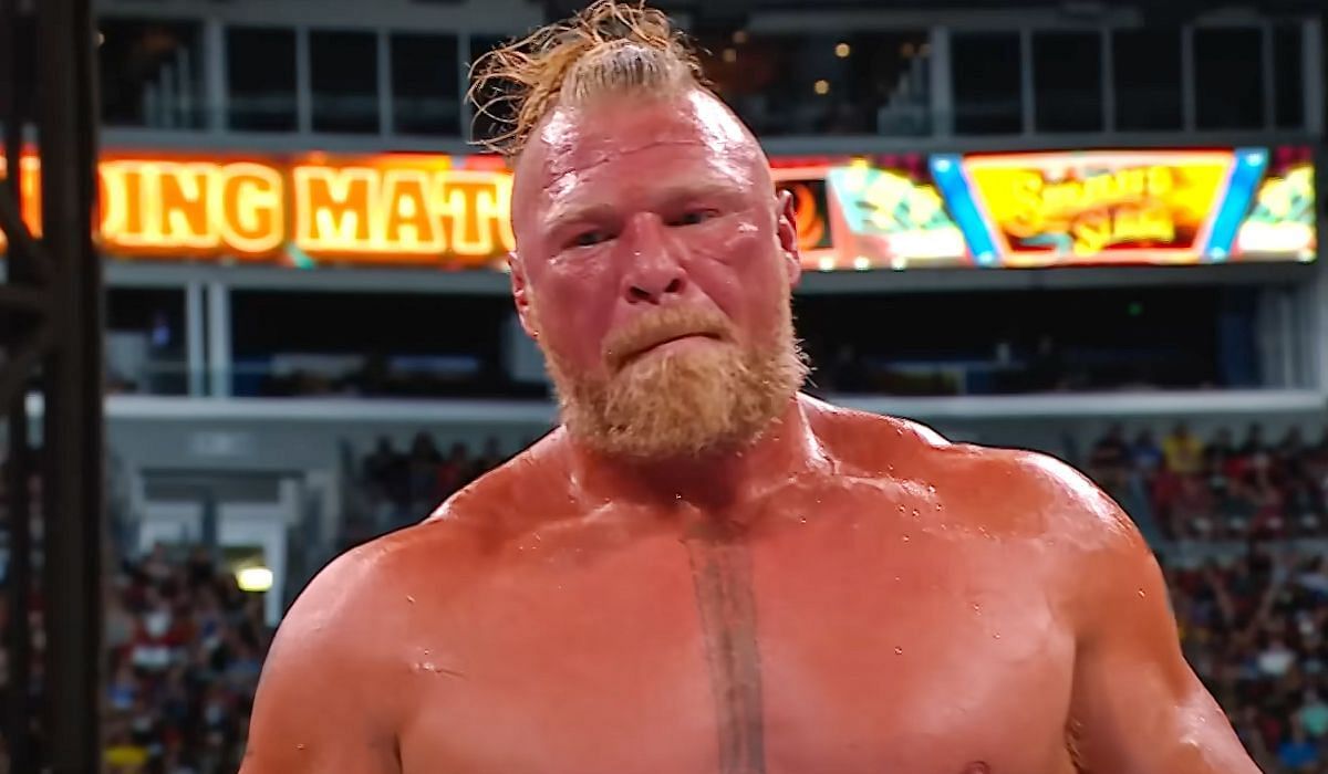 Brock Lesnar. [Image credits: WWE on YouTube]