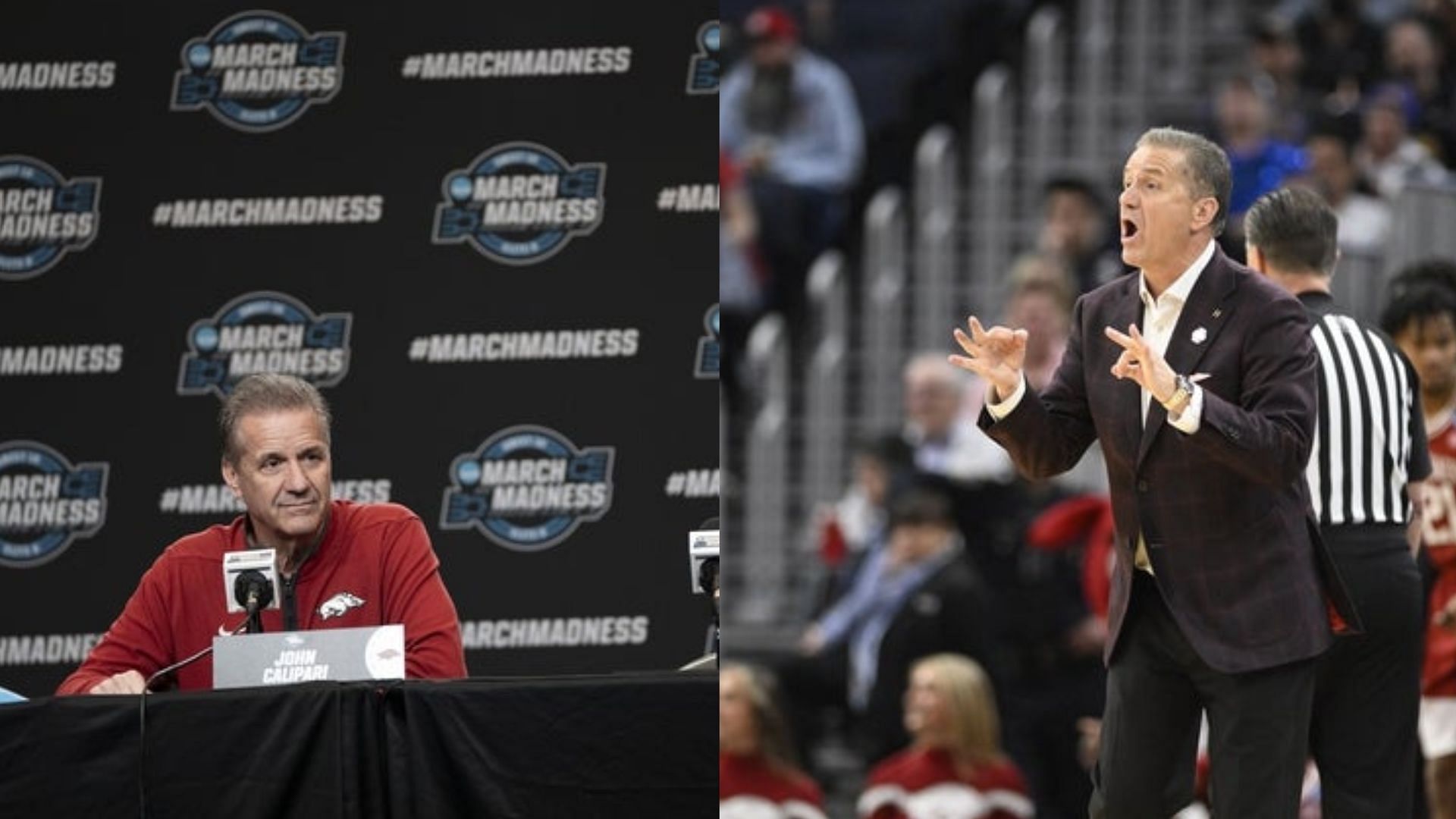 Arkansas Razorbacks coach John Calipari 