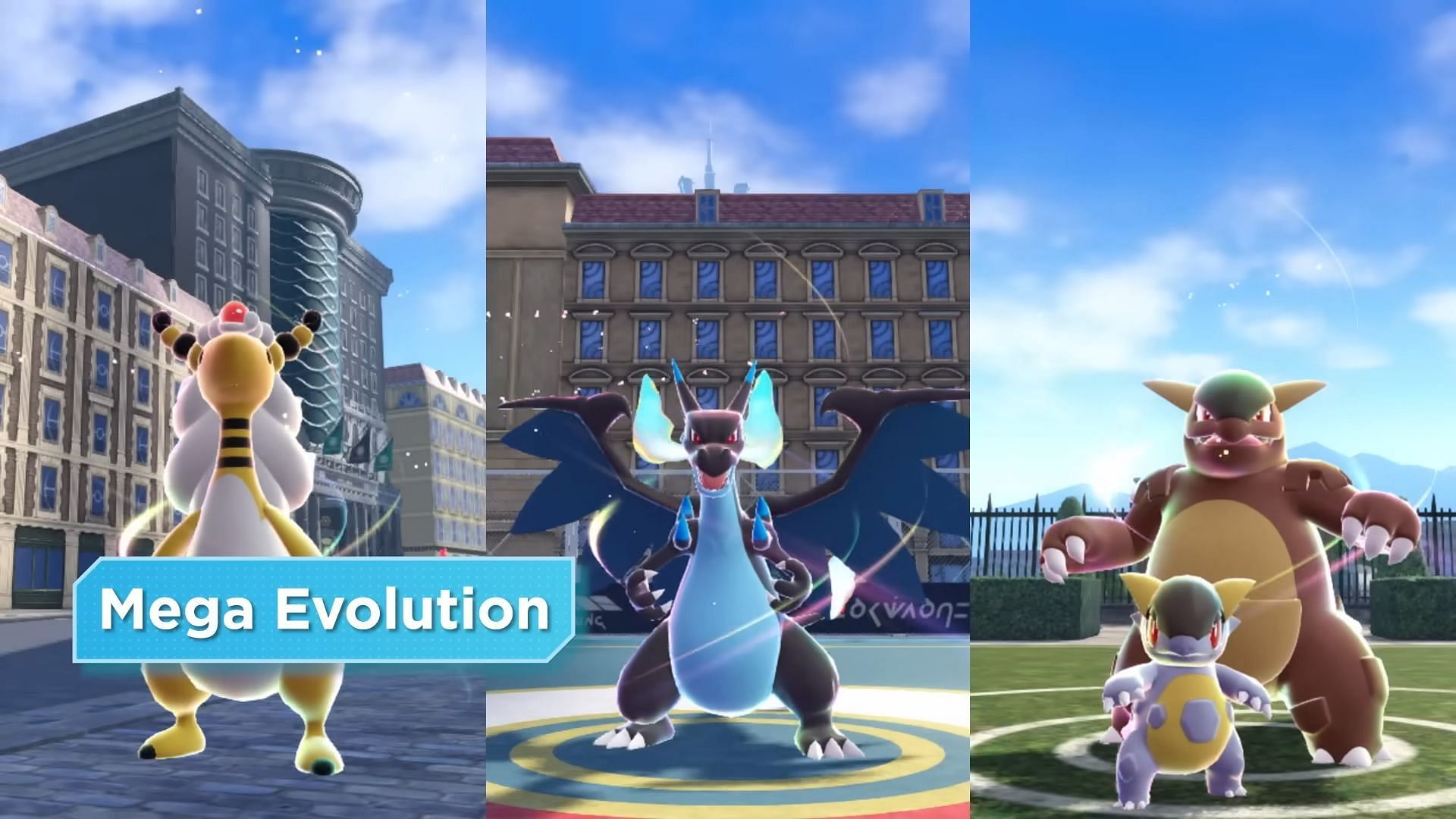 Mega Evolutions as revealed in the upcoming Legends Z-A (Image via TPC)