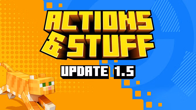Minecraft Bedrock Actions & Stuff gets big 1.5 update, featuring Chase the Skies support, new facial expressions, and more