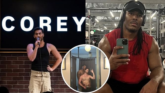 Ex-Cowboys DE Ryan Russell’s boyfriend Corey O’Brien breaks silence after couple's old photo goes viral on TikTok: "All I said was he tackles me"