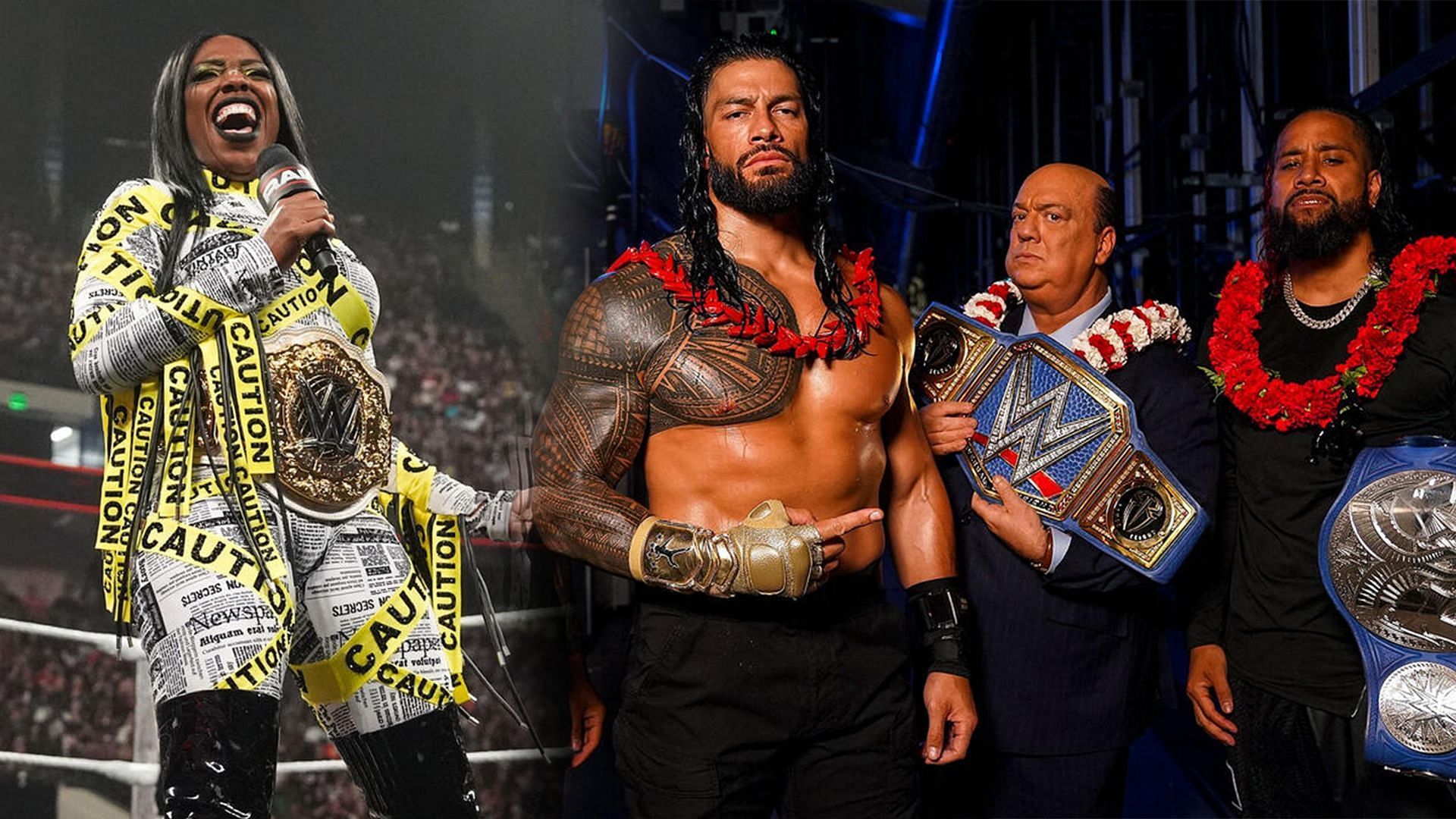 Naomi and the Bloodline! (Credits: WWE.Com)