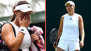"Another fraudulent performance by an American" - Fans slam Jessica Pegula after "disgusting" Wimbledon loss to World No. 116