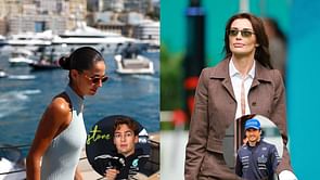 George Russell's girlfriend reacts to Carlos Sainz's partner Rebecca Donaldson's post on social media