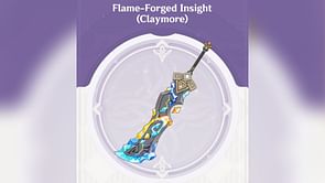 Genshin Impact Flame-Forged Insight stats and materials