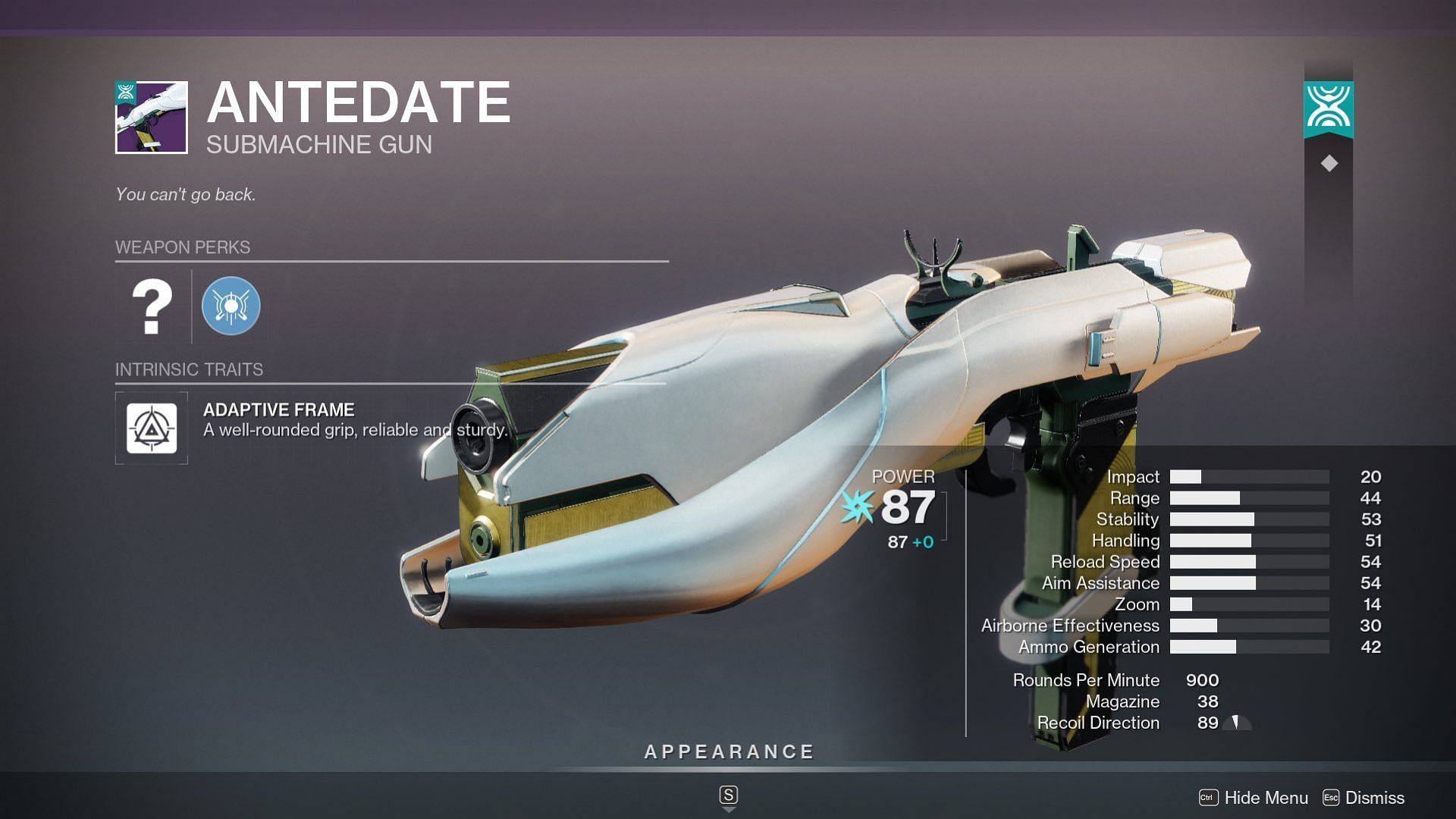 Antedate (Image via Twitter @harryy2533 || Bungie)