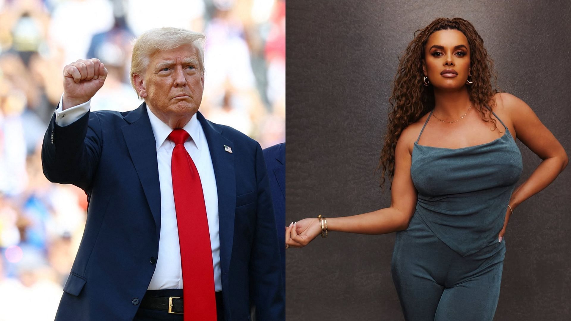 Joy Taylor x Donald Trump collage