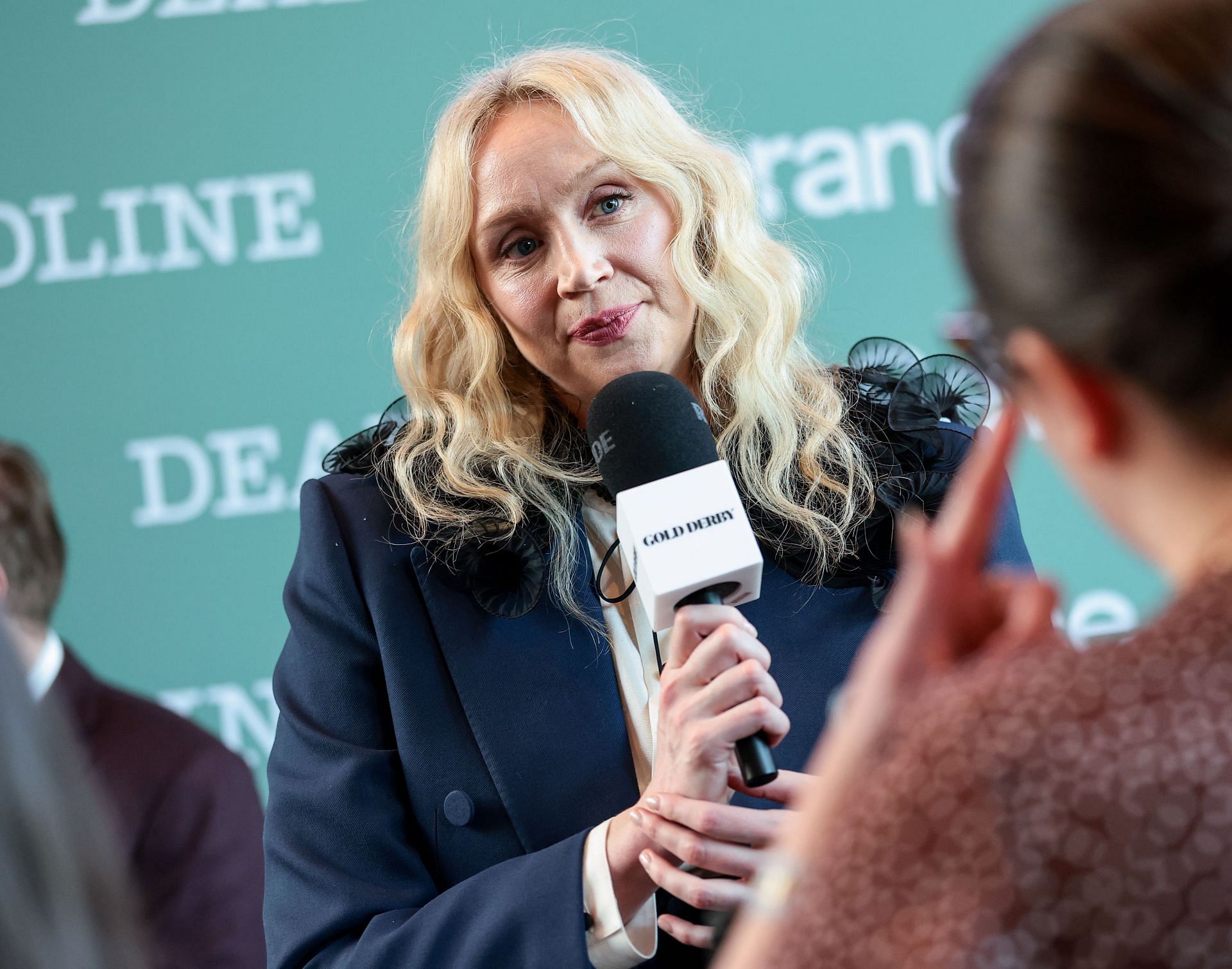 Gwendoline Christie at All-Guild Special Screening Of Apple TV+ Show &quot;Severance&quot; Season 2 (Source: Getty)
