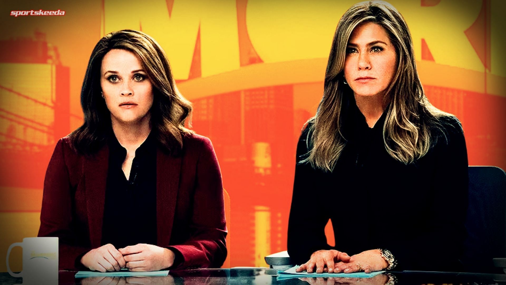 An image of Bradley and Alex from The Morning Show (Custom cover edited by Sportskeeda, Original Image [Apple TV+])