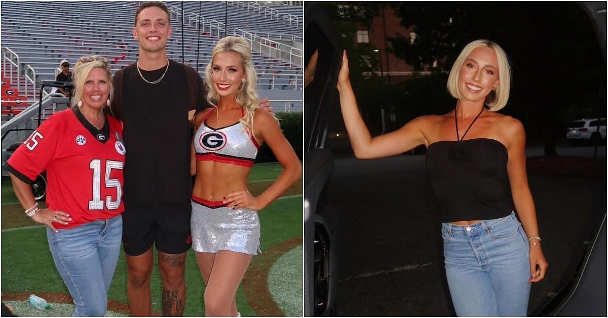 Carson Beck and sister Kylie (Credits: Kylie