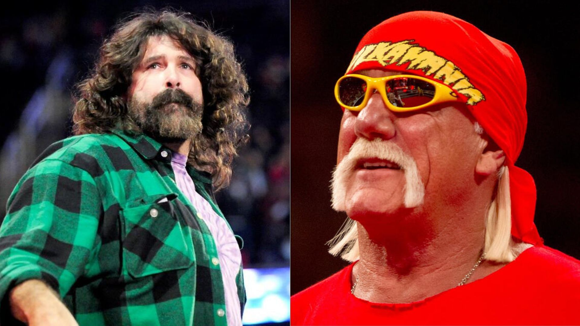 Mick Foley (left); Hulk Hogan (right) [Image Credits: wwe.com]